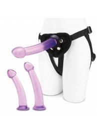 Тренировочный набор с тремя насадками Pegging Training Set - Lux Fetish - купить с доставкой в Долгопрудном
