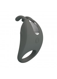 Серое эрекционное кольцо с вибрацией Master Ring - Baile - в Долгопрудном купить с доставкой