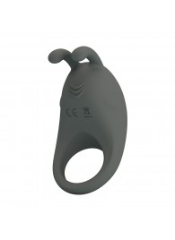 Серое эрекционное кольцо с вибрацией Master Ring - Baile - в Долгопрудном купить с доставкой