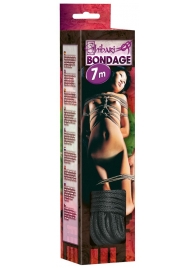 Чёрная веревка для связывания - 700 см. - Orion - купить с доставкой в Долгопрудном