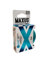 Презервативы Maxus G spot с двойной спиралью - 3 шт. - Maxus - купить с доставкой в Долгопрудном