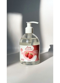 Лубрикант на водной основе Love Protection Raspberry с ароматом малины - 300 мл. - Lola Games - купить с доставкой в Долгопрудном