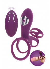 Фиолетовая эрекционная вибронасадка Halo Halo C-Ring Sleeve - Toy Joy - в Долгопрудном купить с доставкой