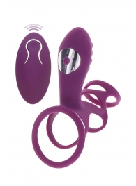 Фиолетовая эрекционная вибронасадка Halo Halo C-Ring Sleeve - Toy Joy - в Долгопрудном купить с доставкой
