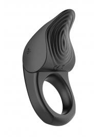 Черное эрекционное виброкольцо Vibro Lust Ring - MALESATION - в Долгопрудном купить с доставкой