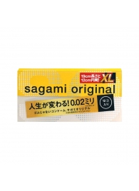 Презервативы увеличенного размера Sagami Original 0.02 XL-size - 12 шт. - Sagami - купить с доставкой в Долгопрудном