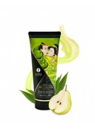 Массажный крем для тела с ароматом груши и зелёного чая Pear   Exotic Green Tea - 200 мл. - Shunga - купить с доставкой в Долгопрудном