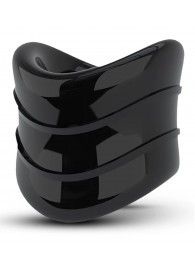 Черное эрекционное кольцо на мошонку Beef Ball Stretcher Snug X Long - Blush Novelties - в Долгопрудном купить с доставкой