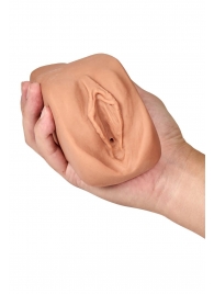 Маструбатор-вагина с вибрацией Soft   Wet Renata Realistic Tan Masturbator - Blush Novelties - в Долгопрудном купить с доставкой