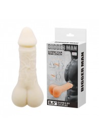 Мастурбатор-насадка Bigger Man - 21,5 см. - Baile - в Долгопрудном купить с доставкой