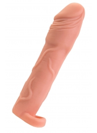 Телесная удлиняющая насадка с подхватом - 19 см. - ToyFa - в Долгопрудном купить с доставкой