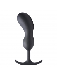 Черный массажер простаты с утяжелителями Premium Silicone Weighted Prostate Plug XL - 20,8 см. - XR Brands - в Долгопрудном купить с доставкой