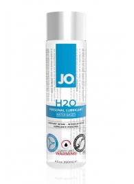Возбуждающий лубрикант на водной основе JO Personal Lubricant H2O Warming - 120 мл. - System JO - купить с доставкой в Долгопрудном