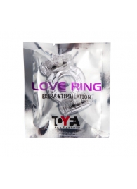 Прозрачное виброкольцо с двумя вибропульками - Toyfa Basic - в Долгопрудном купить с доставкой