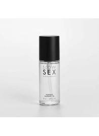 Съедобное cогревающее массажное масло Slow Sex - 50 мл. - Bijoux Indiscrets - купить с доставкой в Долгопрудном