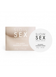Массажная свеча для всего тела Slow Sex - 50 гр. - Bijoux Indiscrets - купить с доставкой в Долгопрудном