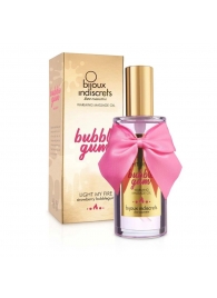Разогревающее массажное масло Light My Fire Bubble Gum с ароматом бабл-гам - 100 мл. - Bijoux Indiscrets - купить с доставкой в Долгопрудном