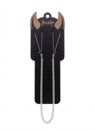 Зажимы на соски «Вилки» на цепочке - Pecado - купить с доставкой в Долгопрудном