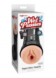 Мастурбатор-вагина в колбе Super Juicy Snatch - Pipedream - в Долгопрудном купить с доставкой