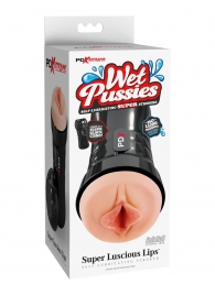 Мастурбатор-вагина в колбе Super Luscious Lips - Pipedream - в Долгопрудном купить с доставкой