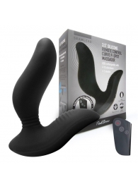 Черный вибромассажер простаты 3,5’’ Remote Control Curve P-spot Massager - 12 см. - Erokay - в Долгопрудном купить с доставкой