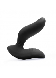 Черный вибромассажер простаты 3,5’’ Curve P-spot Massager - 12 см. - Erokay - в Долгопрудном купить с доставкой