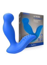 Синий вибромассажер простаты 3,5’’ P-spot Massager - 12,5 см. - Erokay - в Долгопрудном купить с доставкой