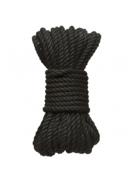 Черная верёвка для связывания и фиксации Bind Tie - 9,14 м. - Doc Johnson - купить с доставкой в Долгопрудном