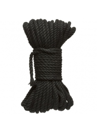Черная верёвка для связывания и фиксации Bind Tie - 15,24 м. - Doc Johnson - купить с доставкой в Долгопрудном