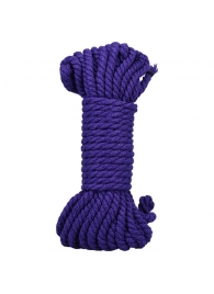 Фиолетовая верёвка для связывания и фиксации Bind Tie - 9,14 м. - Doc Johnson - купить с доставкой в Долгопрудном