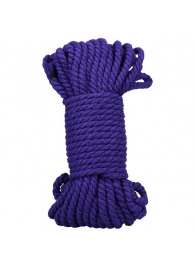 Фиолетовая верёвка для связывания и фиксации Bind Tie - 15,24 м. - Doc Johnson - купить с доставкой в Долгопрудном
