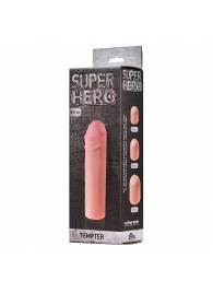 Фаллоудлинитель SUPER HERO Tempter - 16 см. - Lola Games - в Долгопрудном купить с доставкой