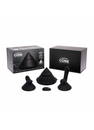 Конусный вибромассажер Cowgirl Cone с 2 насадками - CowGirl - купить с доставкой в Долгопрудном