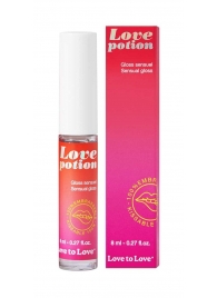 Возбуждающий блеск для губ Love Potion - 8 мл. - Love to Love - купить с доставкой в Долгопрудном