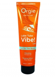 Гель с эффектом вибрации Lube Tube Vibe Low Sex On The Beach - 100 мл. - ORGIE - купить с доставкой в Долгопрудном