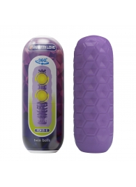 Фиолетовый мастурбатор Venus-X Twin balls - Baile - в Долгопрудном купить с доставкой