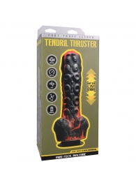 Черно-красная мини-машина на присоске Tendril Thruster - 21,6 см. - Doc Johnson - купить с доставкой в Долгопрудном
