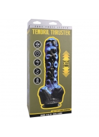 Черно-синяя мини-машина на присоске Tendril Thruster - 21,6 см. - Doc Johnson - купить с доставкой в Долгопрудном