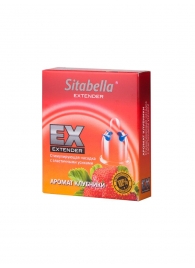 Стимулирующая насадка Sitabella Extender  Клубника - Sitabella - купить с доставкой в Долгопрудном