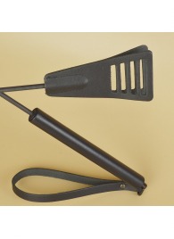 Черный кожаный стек «Сириус» - 60 см. - Sitabella - купить с доставкой в Долгопрудном