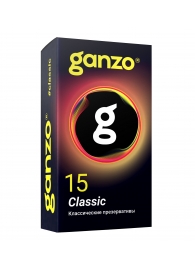 Классические презервативы с обильной смазкой Ganzo Classic - 15 шт. - Ganzo - купить с доставкой в Долгопрудном