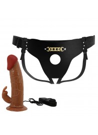 Мужской полый страпон с вибрацией Marion - Baile - купить с доставкой в Долгопрудном