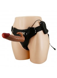 Мужской полый страпон с вибрацией Marion - Baile - купить с доставкой в Долгопрудном