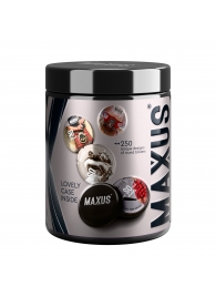 Черные утолщенные презервативы MAXUS Extra Strong с железным кейсом - 15 шт. - Maxus - купить с доставкой в Долгопрудном