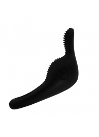 Чёрное эрекционное виброкольцо Thimble - Baile - в Долгопрудном купить с доставкой