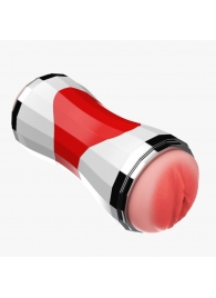 Двусторонний мастурбатор в колбе Power Grip Cup - вагина и ротик - Boys of Toys - в Долгопрудном купить с доставкой