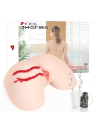 Мастурбатор-полуторс с двойным слоем материала и вибрацией Jenny Onahole Real Hips - KOKOS - в Долгопрудном купить с доставкой