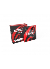 Презервативы с ароматом колы Expert Cola - 3 шт. - Expert - купить с доставкой в Долгопрудном