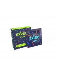 Светящиеся в темноте презервативы Expert Neon - 3 шт. - Expert - купить с доставкой в Долгопрудном