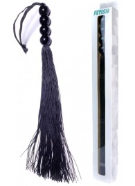 Черная силиконовая плеть - 37 см. - Boys of Toys - купить с доставкой в Долгопрудном